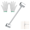 (GGBR) Hinges Gaps Adjusting Wrench, 0.91-0.98in Steel Door Hinge Adjustment Tool Door Hinge Repair Spanner Practical Tools. 
