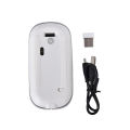 New 2.4GHz Rechargeable Wireless Mouse Silent Button Ultra Thin USB Optical Mice. 