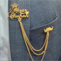 Custom Name Brooch, Name Coat Pin For Men, Name Brooch, Name Lapel Pin With Latest Design Fully Customized. 