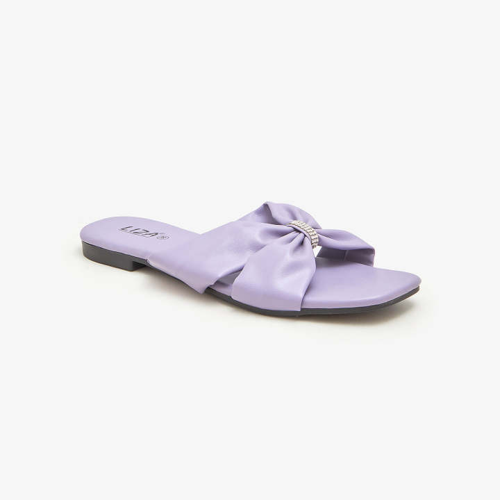LIZA Women's Lacework Chappals / Flip Flops For Women / Flip Flops For Girls / Chappal For Women / House Slippers For Women / Slippers For Girls