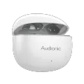 Audionic  Airbud Signature S680 Quad Mic, ENC Wireless Earbuds, Gaming mode Low Latency TWS Earbud With 40 Hours Playtime, IPx4 Water Proof Wireless Earphones With Voice Asistance Bluetooth Ear buds And Headphones. 