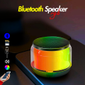 FunBug Mini 360° RGB Wireless Bluetooth Speaker with Stereo Bass, Woofer Home MP3 Player, Colorful LED, Portable Design, 5W Power, Bluetooth 5.0 Connectivity for Gaming, Smartphones with Memory Card, Built-in Mic & AUX Input for Mobile, Laptop & Computer. 