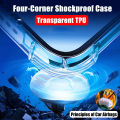 For Motorola MOTO G14 Case Air Protection Silicone Clear Transparent Shockproof Cover for Motorola G14 Phone Casing. 