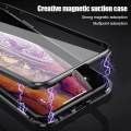 ARMICO 360 Metal Magnetic Phone Case For iPhone 14 Pro Max 14 Plus 14 13 12 11 Pro Max 12 Mini 13 Mini Case For iPhone XR X XS Max 6 6S 7 8 Plus Double Side Tempered Glass Cover. 