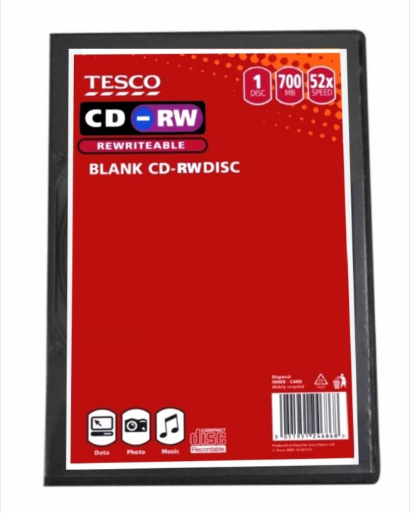 Tesco%20CD-R%20700MB%20Speed%2052x.%20-%20Image%202
