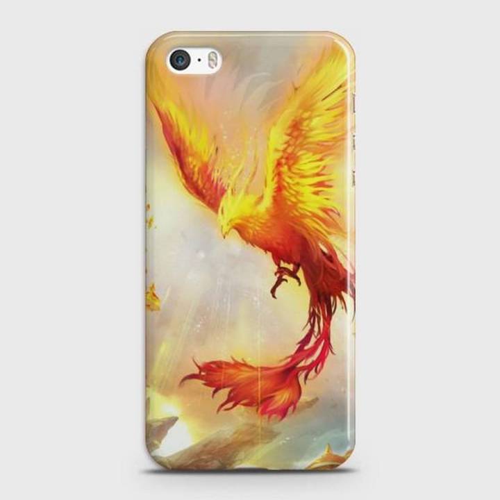 iPhone 5 Cover - SkinLee HQ Hard Case - Fire Phoenix Bird - SKINLEE-426-1-25-11