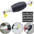 High Flow Siphon Hand Pump Portable Manual Car bike and boat Fuel Transfer Pump for Petrol Diesel Oil Liquid Water. 