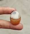 Sulaimani aqeeq-Natural sulaimani aqeeq - Yamani Agate (Gemstone) Dimension -30X20mm- Weight-37Ct. 
