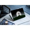 1384973 black moon cat laptop back vinyl skin sticker 12 13 14 15.6 inch size for all laptop skins sticker. 