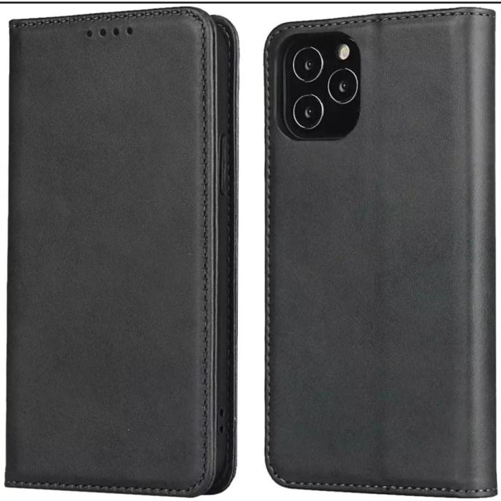 iPhone_ 12 Rich Boss Synthetic Leather Flip Cover