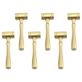 6 Pcs Children's Toy Hammer Gavel Plaything Wooden Court Judge Auction Decorate Inflatable Role. 