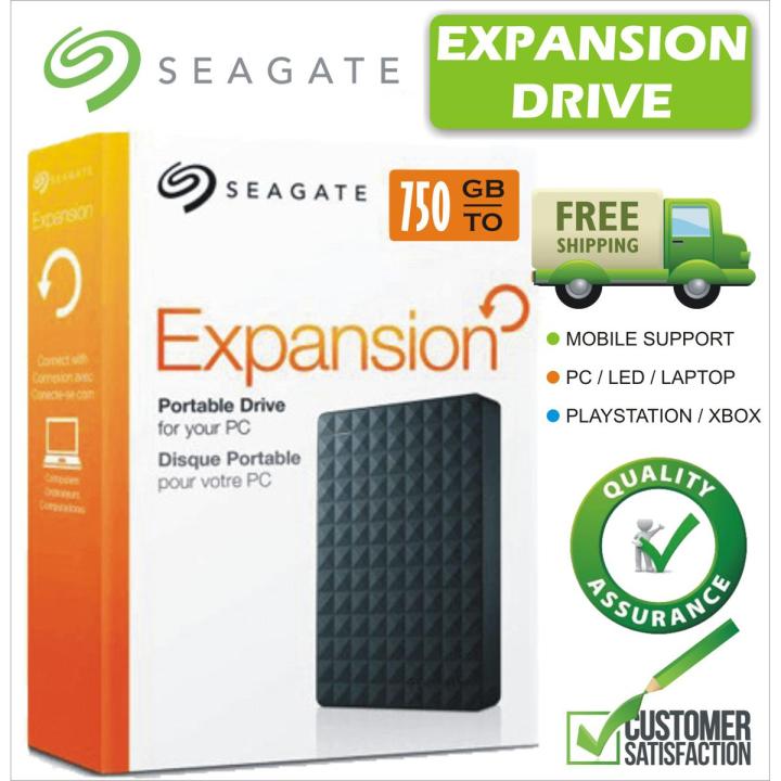750GB SEAGATE USB 3.0 PORTABLE EXTERNAL DRIVE