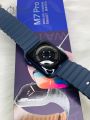 New M7 PRO Bluetooth Smart Watch 1.8'' Large Screen Silicone Strap+Ocean Strap. 