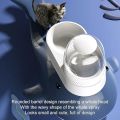 Automatic Cat Feeder, Pet Feeder, Set of 2, Automatic Cat Feeder with Water Dispenser, Automatic Gravity Feeder for Pets with Large Capacity. 