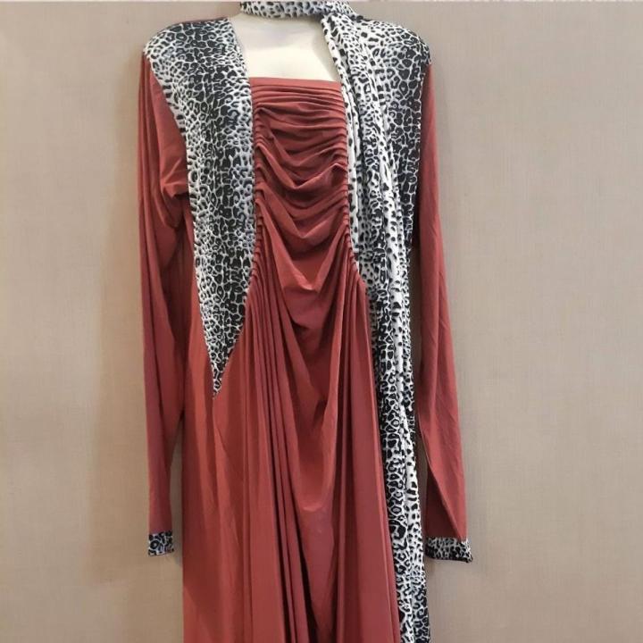 Beautiful Jersey Abaya with Pleats