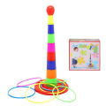 Quoits Ring Toss Toy - Ring Throwing Game For Kids - kids fun playing. 