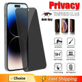 9H Best Privacy Screen Protector For iPhone 15 Pro Max 7 8 15 Plus Anti-spy Glass For iPhone 11 13 14 PRO 12 Mini X XR XS MAX. 