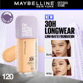 MAYBELLINE SUPERSTAY LUMI MATTE 120 AS X. 