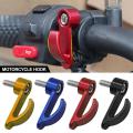 Bike Universal Aluminium Alloy CNC Single Hole Carry Hook Motorcycle Hook Helmet. 