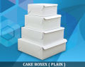 Cake Box Plain 8x8x2.5, Card Board Box For Cookies, Cake Boxes, Donut Boxes, Pastry Boxes (Pack Of 10). 