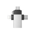 3-in-1 OTG adapter multi-function mobile phone connection U disk converter TypeC to USB interface USB flash drive computer. 