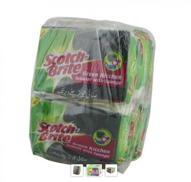 Scotch Brite Kitchen Scourer Small x 6