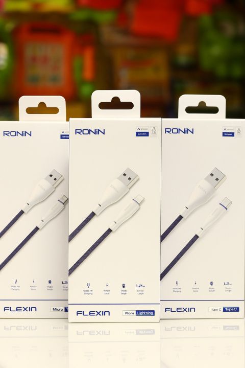 Ronin R-2055 FLEXIN TYPE-C Mini Power Bank Fast Charging Data Cable