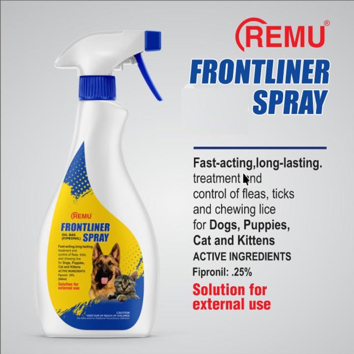 Remu - Frontliner Tick and Flea Spray - 300 Ml