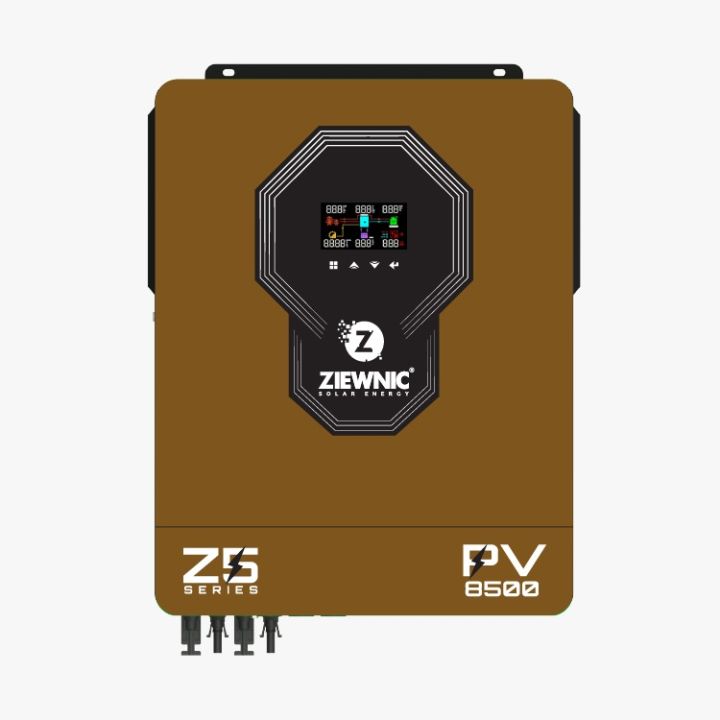ZIEWNIC Inverter 6.5 (KVA) 6G PV8500 Inverter supports Multiple operation modes ON/OFF/MKS/KS Solar Hybrid 100% Pure Sine Wave Solar Inverter