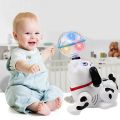 Disco Lightening Ball Dog Toy With Light Music and Bump and Go Action For Kids. 