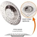Kitchen Sink Strainer Stainless Steel Sink Filter Food Slag Filter Bath Basin Drain Filter Portable Waste Collector Bathroom Water Strainer. 