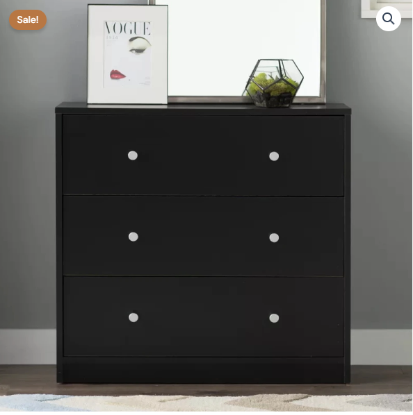 Chest Of 3 Drawers  - Drawer Storage Cabinet For Home/Office || Storage Cabinet For Home || Sideboard Space Saver customise