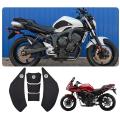 Motorcycle Fuel Tank Pad Anti Slip Protector Stickers Knee Grip Side Decals Accessories for Yamaha FZ6 FZ-6 2004-2011. 