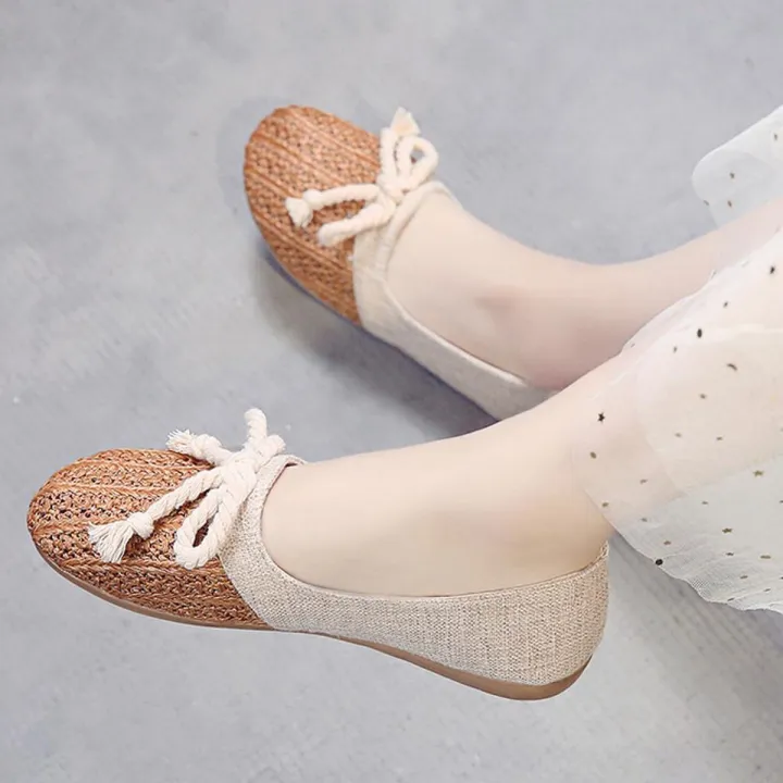 %E3%80%90ALLGOOD%E3%80%91Women's%20Ladies%20Fashion%20Knit%20Cane%20Hollow%20Out%20Flat%20Loafers%20Casual%20Shoes%20-%20Image%202