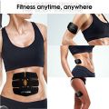 IMATE imate3 Wireless Six Pad Body Toning ABS Fit Weight Muscle Training Gear Belt with Remote Control for Male Black. 