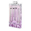 RT Eye Makeup Brush Set, Metallic Eye Gift Set, 4 Brushes. 