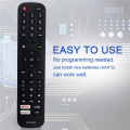 Replace EN2X27HS Remote for HISENSE TV H55M3300 H50M3300 H49M3000 H49M2600 H43MEC3050 H75M7900 H65M7000 H40M3300 Durable. 