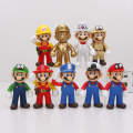11CM anime cartoon super Mario bros Dry B Tortoise Mario Maker Odyssey figure Toys TV Movie Dolls toy. 