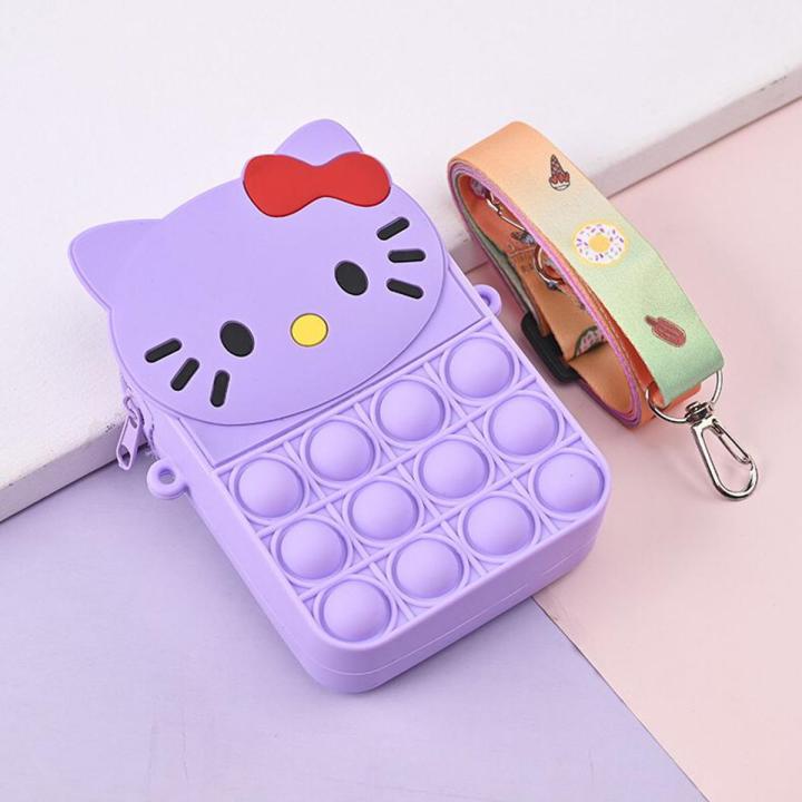 Pop it Cute Silicon Bubble bag for Girls - Girls handbag - Crossbody bags - Fashion bags - Purse - handbag for Women