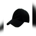 Plain Sun Block P-Cap For Mens Adjustable (Black). 
