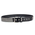 Rivet studded Punk wedding belts Edgy Punk Square beads Adjustable studded belts Adjustable PU leather Rivet waistbands for jeans for Street style Punk fashion Casual wear Rock concerts Music festivals. 