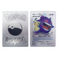 Poppies Muoe Pokemon Rainbow Cards Gold Silver Vmax GX Card Collection Battle Trainer Card Spanish English French Child Toys Christmas Gifts. 