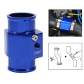 36mm Blue Water Temperature Joint Pipe Temp Sensor Gauge Radiator Hose Adapter. 