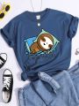 5 More Minutes To Go To Work Print T Shirt Women Street Sport Tshirt Fashion Summer Tee Clothing Breathable Cool T-Shirts Women. 