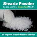 Stearic Powder For Candles - Candle Hardener - Raw Material For Candle Making. 