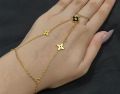 Trending Stainless steel  | Premium  ANJA | Anti - tarnish | waterproof | clover design | Girls jewellery | Elegent. 