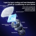 100%new celebrity trend+In stock+COD FS05 Mobile Phone Cooler Magnetic/Back-clip 2 IN 1 Semiconductor Cooling Fan Radiator for IOS Android Digital Display Heat Sink. 