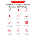 E6S Wireless 6D Stereo V5.0 Bluetooth In-ear Earbuds Sports Earphones with Mic. 