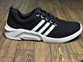 M.K Soft - Black Comfortable Men's Shoes on Synthetic Material SN001 Sneakers for Men. 