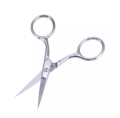 Stainless Steel Mustache & Beard Scissor For Men Beard Mustache Trimming Scissors Hair Care Grooming Tool, Professional Scissors Hair Cutting - Small Travel Facial Hair Scissor for Eyebrows, Nose, Moustache, Beard. 